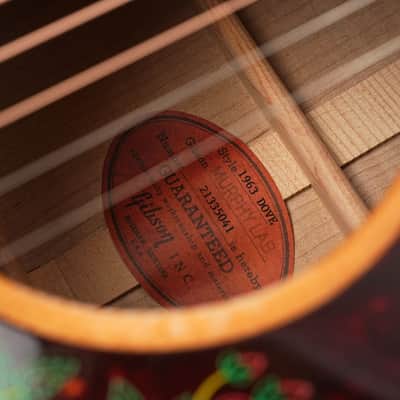 Gibson 1963 Dove Light Aged Natural image 13
