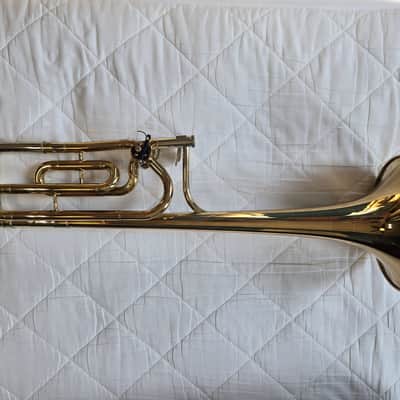 King 2103 3B Legend Series Trombone with F-Rotor Clear Lacquer Brass image 2
