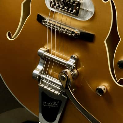 Eastman T58/v-GD Goldburst (or Goldtop) Thinline Hollowbody – Excellent Condition w/ Hard Case image 12