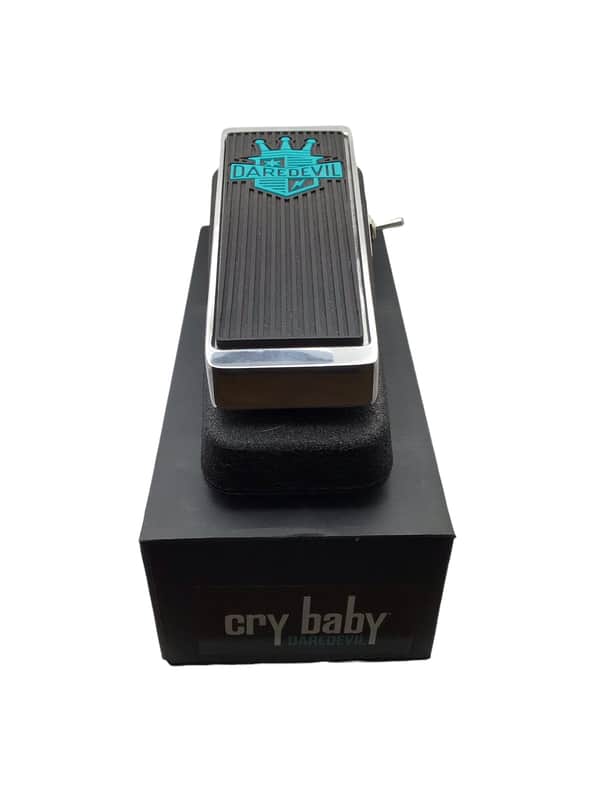 Dunlop DD95FW Cry Baby Daredevil Fuzz Wah 2023 - Present - Black / Chrome X4245 image 1