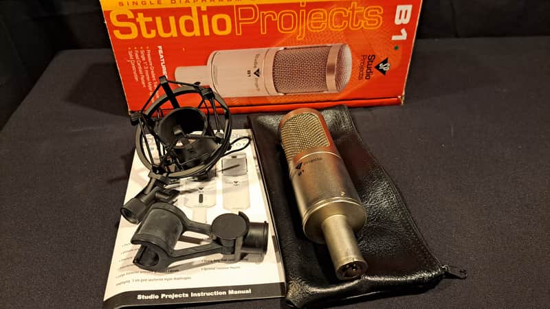 Studio Projects B1 (Original 797 Audio 3-Micron Edition) w/ Box & New Spider Mount image 1