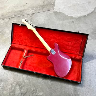 Guyatone LG-130t Wackadoodle offset bizarre guitar c 1960’s Candy Apple Red CAR GUYA Bild 8