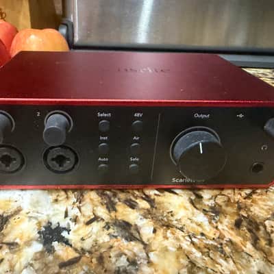 Focusrite Scarlett 4i4 4th Gen USB Audio Interface 2023 - Present - Red image 1