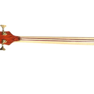 Alembic Stanley Clarke Sign Deluxe, Cocobolo / Ebony / Green and Amber LED's  9.8 LBS *IN STOCK* image 12