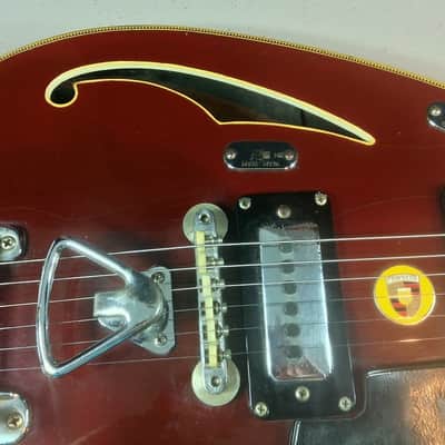 RARE 1968 Vox Starstream Guitar 6-String CHERRY Finish VINTAGE!!! image 16
