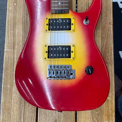 Washburn N1 Nuno Bettencourt - Red Yellow Burst Refinish image 13