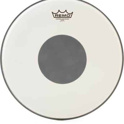 Remo Controlled Sound Coated Black Dot Drumhead - 14 inch image 1