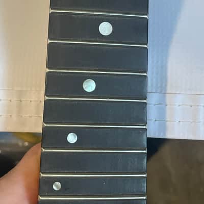 2021 Indonesian Kramer Nightswan Reverse Guitar Neck 24 Fret Floyd Ready Ebony Board Aztec Marble image 16