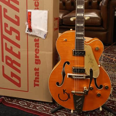 Gretsch G6120T-55 Vintage Select Edition '55 Chet Atkins, Vintage Orange Stain Lacquer image 11
