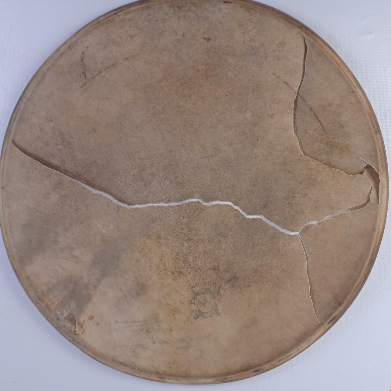 Geo Way 14" Calf Skin Snare Drum Batter Head Vintage 50s USA Tom George/Camco* — main photograph