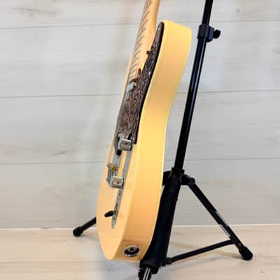 Unknown Custom Telecaster Partscaster Electric Guitar Warmoth Neck Rio Grande Tallboy Fender Noiseless w/ Hard Case image 7