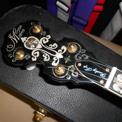 Morgan Monroe Appalachia Gold-Plated Banjo with mother of pearl inlay, 1990 image 3