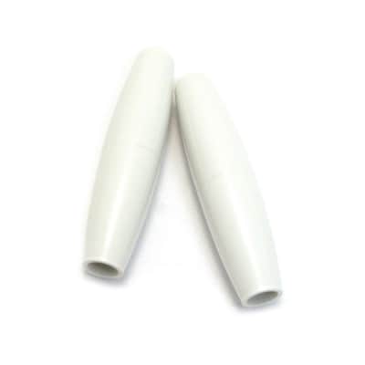 099-4935-000 (2) Genuine Fender USA Stratocaster Guitar Tremolo Tips - White