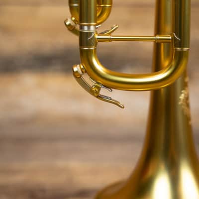 B&S Heritage MBX-3-E/GL Bb Trumpet - Matte Gold Lacquer w/ Double Case image 4