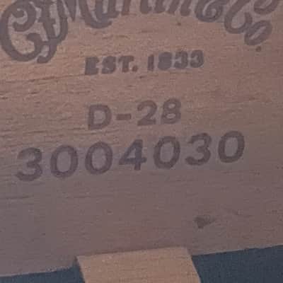 Martin D-28 Satin Standard Series Acoustic Guitar - Satin 1935 Burst image 14