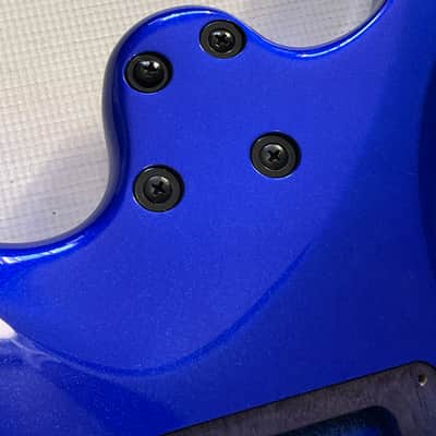 2010's Indonesian Jackson Pro Plus Series DKA Dinky Metallic Candy Blue Guitar Body Floyd Ready image 12