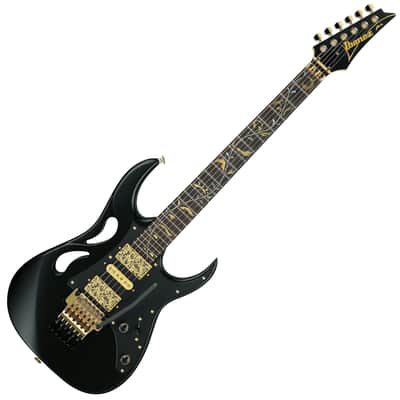 Ibanez PIA3761 Steve Vai Signature Electric Guitar - Onyx Black image 4