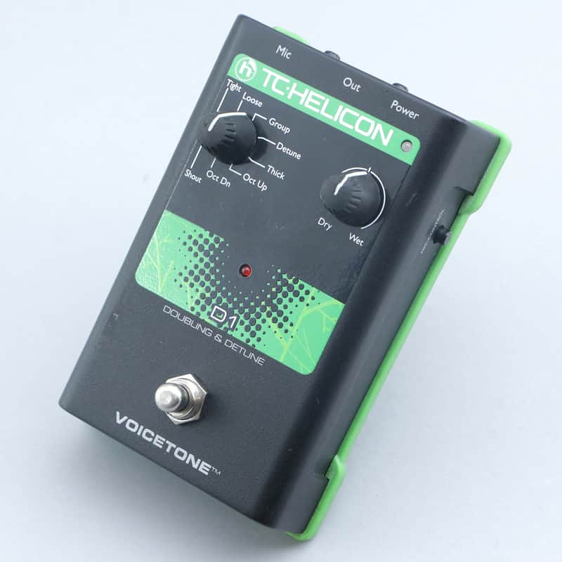 TC Helicon Voicetone D1 Doubling & Detune Vocal Effects Pedal P-24179 image 1