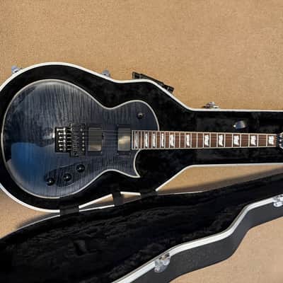 ESP LTD EC-1001 FR with Pau Ferro Fretboard 2019 - 2020 - See Thru Black image 8