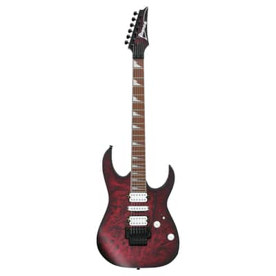 Used Ibanez RG470DXW RG Standard Electric Guitar - Wine Red Frozen Matte image 2