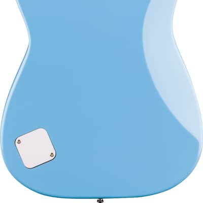 Squier Mini Stratocaster Electric Guitar, Maple Fingerboard, California Blue image 3