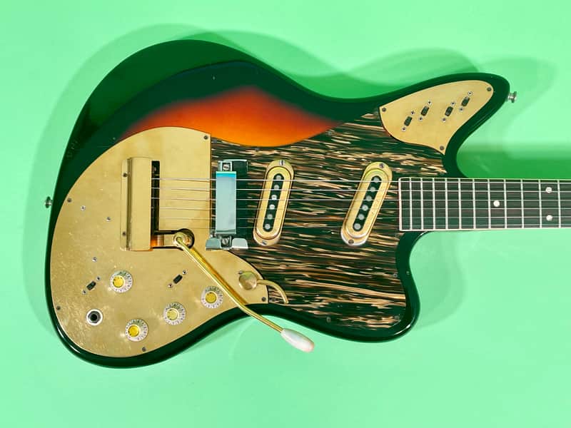 Framus Strato DeLuxe 1965 - 3-Color Sunburst Gold! 100% original image 1