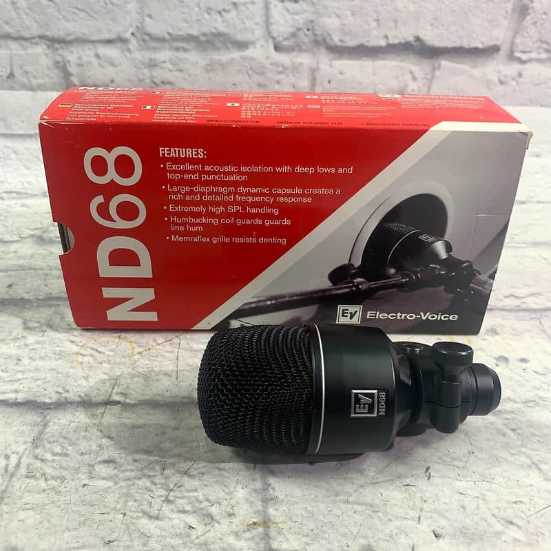 EV Electro Voice ND68 Dynamic Supercardioid Bass Drum Mic Microphone ND-68 -Open **mint in box!! image 1