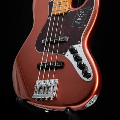 Fender Player Plus Jazz Bass Aged Candy Apple Red image 4