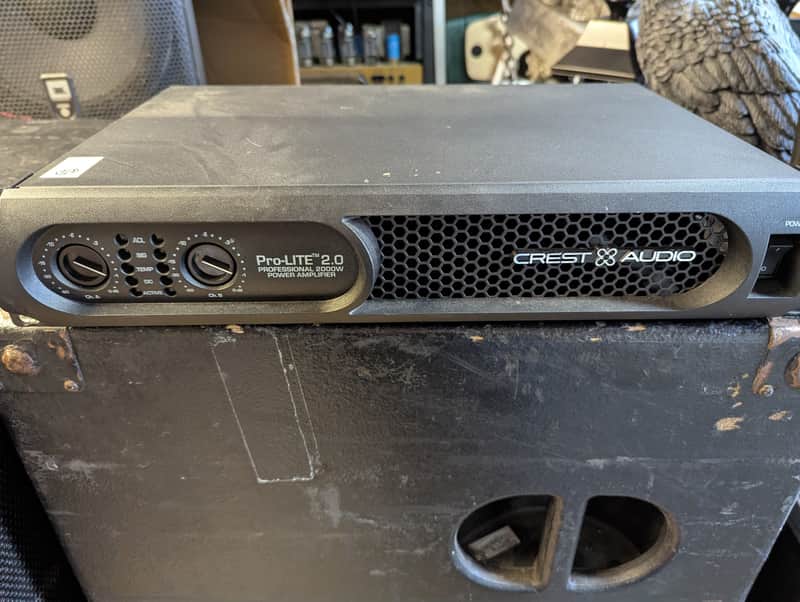 Crest Audio Pro-LITE 2.0 2000-Watt Power Amplifier 2012-2021 - Black image 1