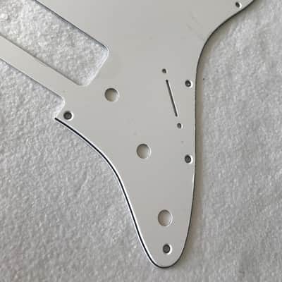 For Fender Stratocaster Strat P90 2 Pickup Guitar Pickguard, 3 Ply White image 3