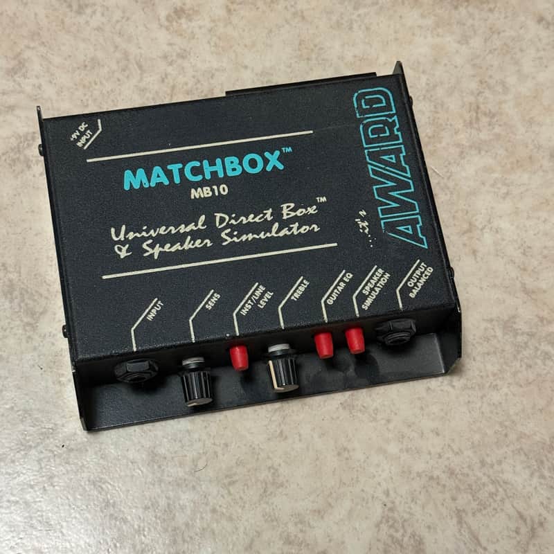 Direct Box / Pre-Amp / Speaker Simulator Award Matchbox MB10 D.I. Box Made in UK image 1