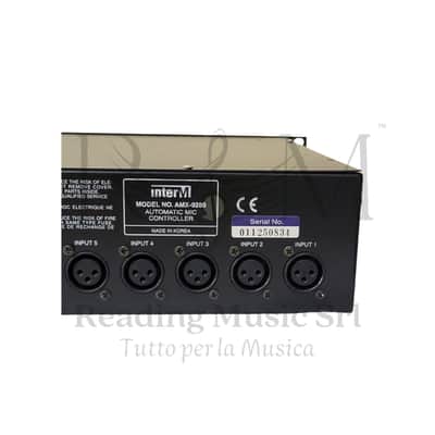 Professional 19” Rack Mixer Inter-M AMX-9280 Serviced Mixer rack professionale 8 canali microfonici image 3