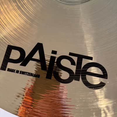 Paiste Twenty Custom 22" Full Ride Cymbal Rare 3218g Video! image 7