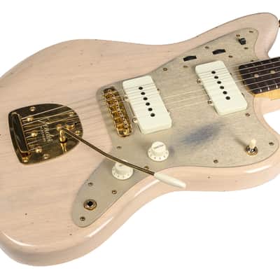 Fender Custom Shop '58 Jazzmaster White Blonde/Aged Shell Pink image 2