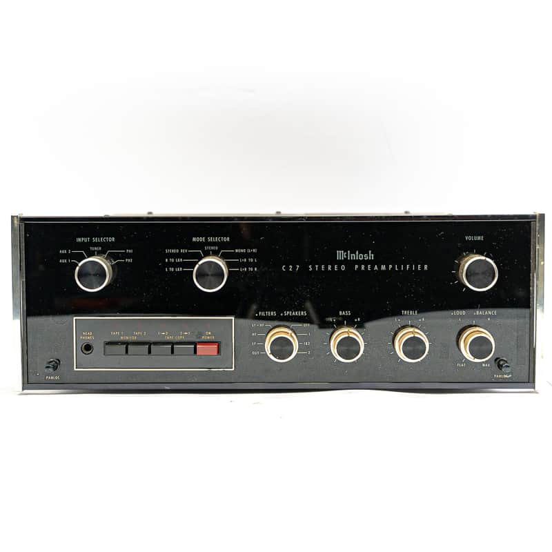 McIntosh C27 Vintage Solid State Stereo Preamplifier Audiophile Preamp