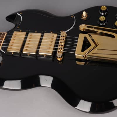 Gibson SGS3 - Limited Edition - 2015 - Sideways Vibrola - Ebony Black w/OHSC image 13
