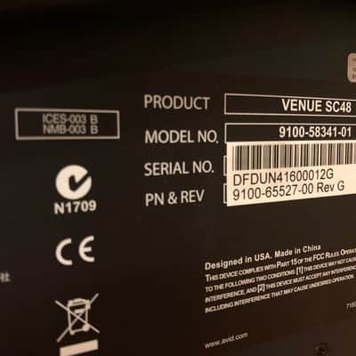 AVID VENUE SC48 Digital Mixing console image 2