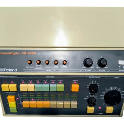 Roland CR-5000 CompuRhythm 1980s - White image 2