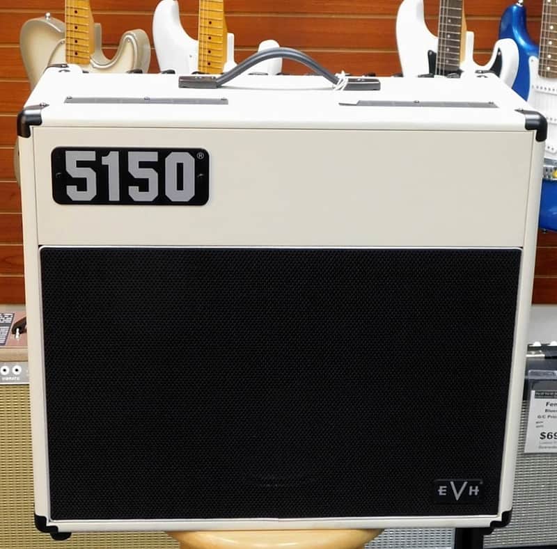 2025 EVH 5150 Iconic Series 40W 1x12 Guitar Combo Amp! Footswitch! Ivory Finish! VERY NICE!!! image 1