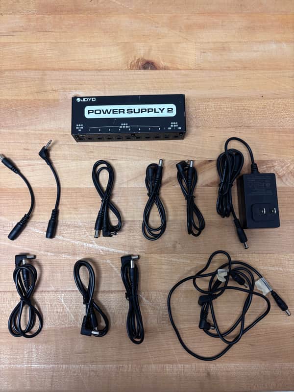 Joyo JP-02 Power Supply 2 — 10 Outputs, Works Great, Cosmetic Wear, Cable Bundle Included image 1