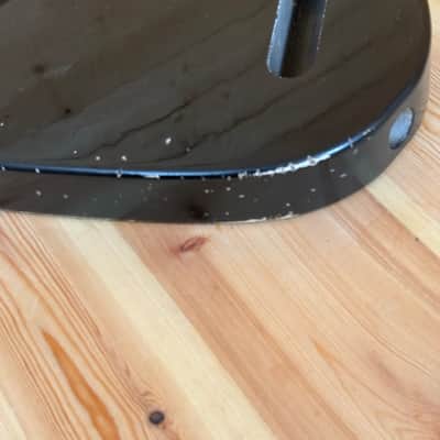 1707g Kohlin Guitars T-Type Roasted Pine replacement body Aged Nitro Relic Vintage Black Made in Sweden image 3