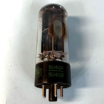 1968 Dumont 5U4GB Vintage 1950s Black Plate Rectifier Tube! T369 image 2