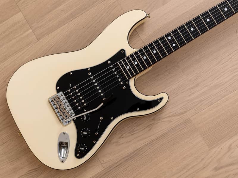 2014 Fender Aerodyne Stratocaster AST-M/SSH Medium Scale 24 3/4" White, Japan MIJ image 1