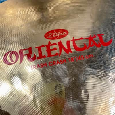 ULTRA RARE SUPER LIGHT 18” Zildjian ORIENTAL TRASH Crash 1275g image 2