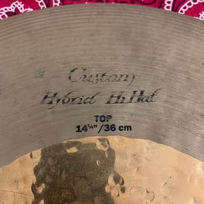 Zildjian 14.25" K Custom Hybrid Hi-Hat Cymbals (Pair) 2008 - Present - Traditional / Brilliant image 3