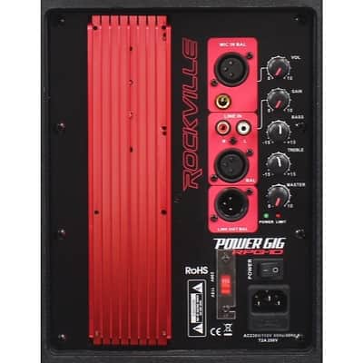 Rockville RPG10 10" Powered Active 600 Watt 2-Way DJ PA Speaker System image 8
