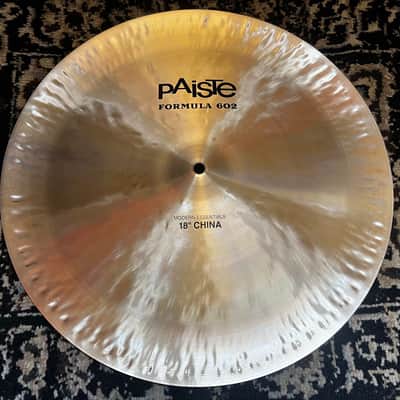 Paiste 18" Formula 602 Modern Essentials China Cymbal - Traditional image 1