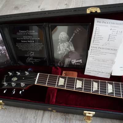 Gibson SG / Les Paul Dickey Betts Custom Shop Aged & Signed Signature 2011 "From One Brother To Another" image 3