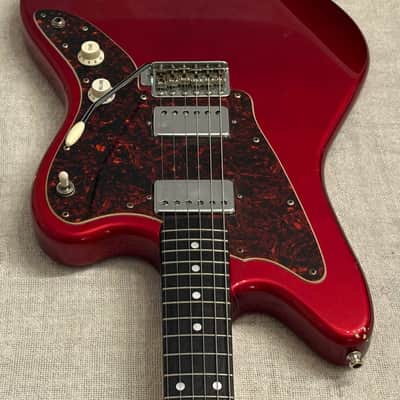1997 Squier Jagmaster Vista Series Candy Apple Red 24" Scale 1st Issue MIJ Japan image 4