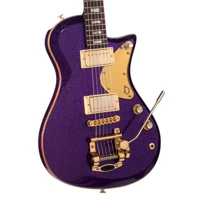 Diego Vila Custom Guitars Zonda Guitar "Lauren Style"  - Royal Purple Sparkle - Custom Hand-Made Boutique Electric Guitar - NEW! image 2